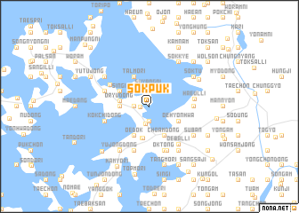 map of Sŏkpuk