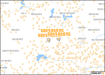 map of Sŏksa-dong