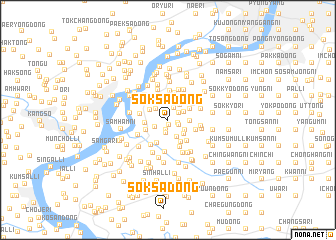 map of Sŏksa-dong