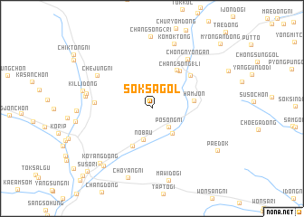 map of Sŏksa-gol