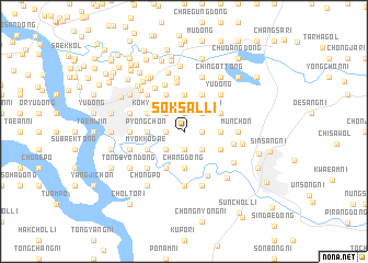 map of Sŏksal-li