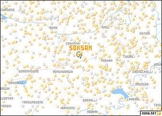 map of Sŏksam