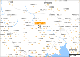 map of Sŏksan