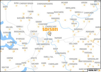 map of Soksa-ri