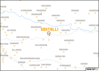 map of Sŏktal-li