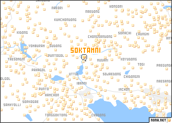map of Sŏktam-ni