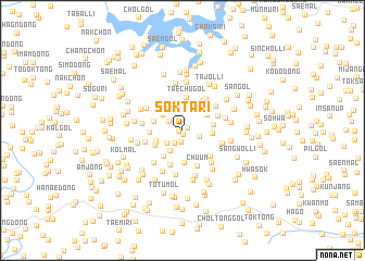 map of Sŏkta-ri