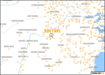 map of Sŏktari