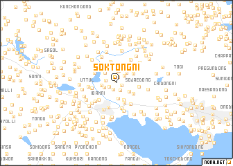 map of Sŏktong-ni