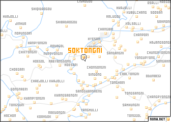 map of Sŏktŏng-ni