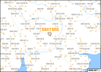 map of Sŏk-tong