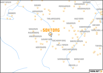 map of Sŏk-tong