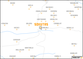 map of Sokutaş