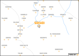 map of Sokwoi