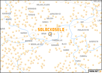 map of Solačko Selo