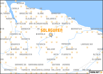 map of Solaguren