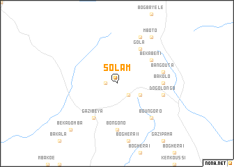 map of Solam