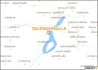 map of Solana de Padilla
