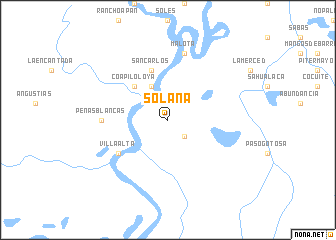 map of Solana