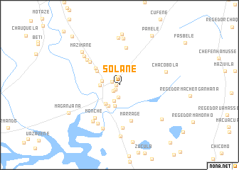 map of Solane