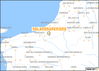 map of Solano Superiore