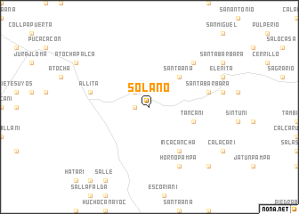 map of Solano