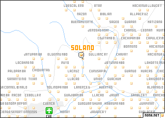 map of Solano