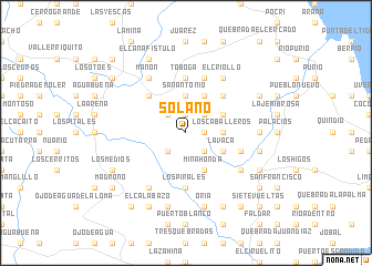 map of Solano