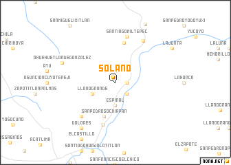 map of Solano