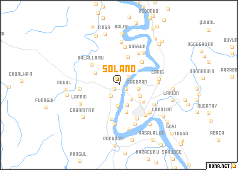 map of Solano