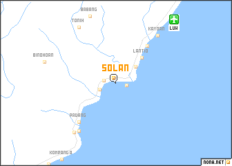 map of Solan