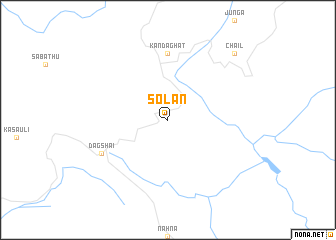 map of Solan