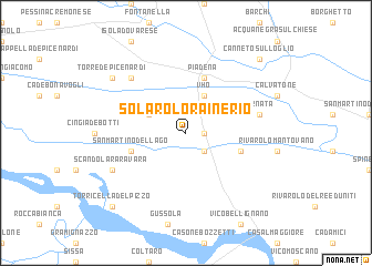 map of Solarolo Rainerio