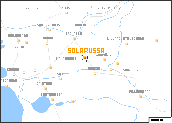 map of Solarussa