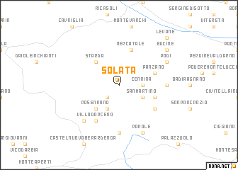 map of Solata