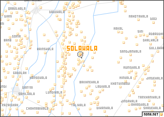 map of Solawāla