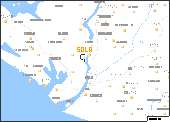 map of Sola