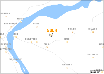 map of Sola