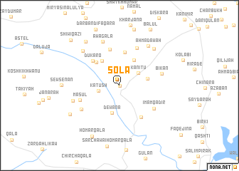 map of Sōla