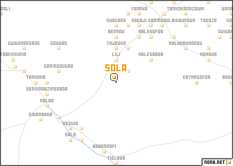 map of Sola