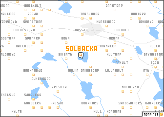 map of Solbacka