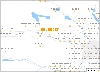 map of Solbacka