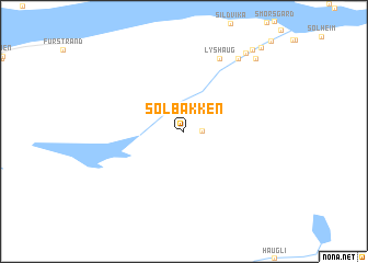 map of Solbakken