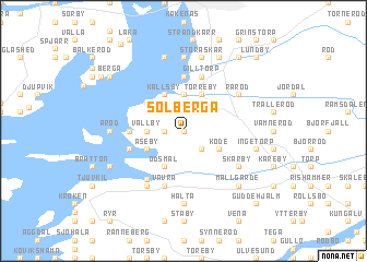 map of Solberga