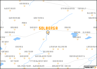 map of Solberga