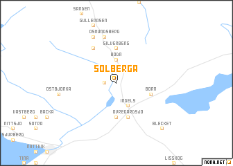 map of Solberga