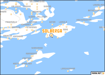 map of Solberga