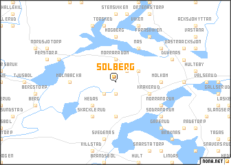 map of Solberg