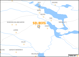 map of Solberg