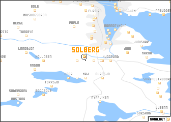 map of Solberg